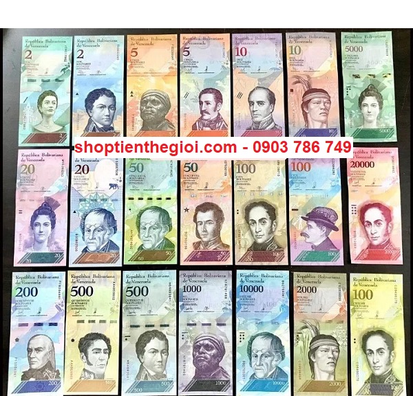 Bộ 21 tờ Full của Venezuela 2012 - 2022 - SP006096 - mặt trước